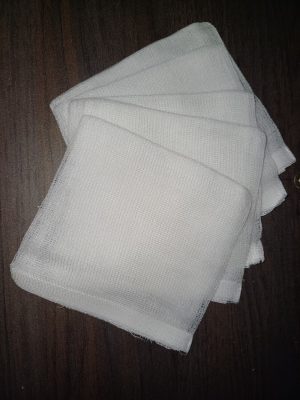 Compresses 10×10 cm, 5 pièces